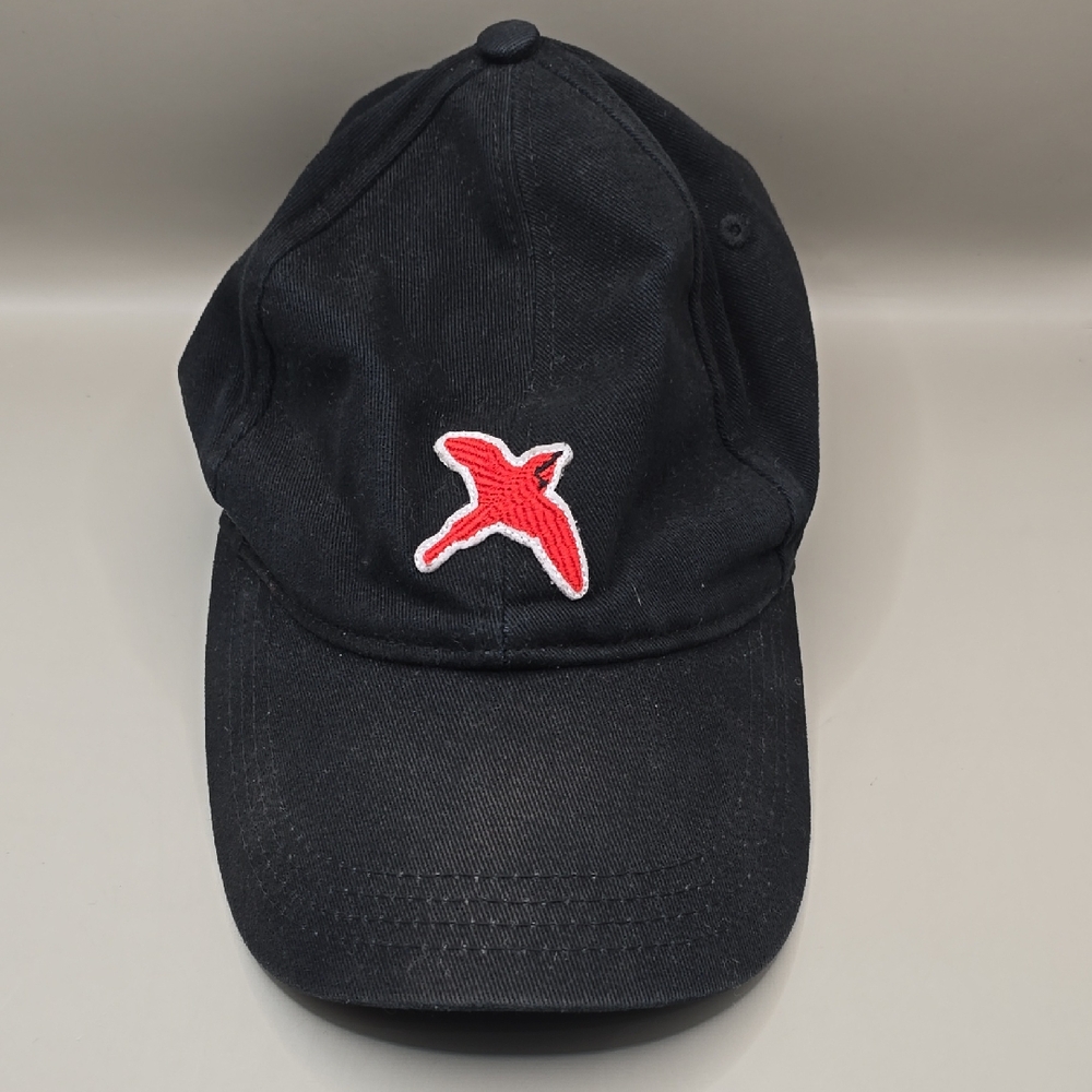 Axel Arigato Black Cap with Red Logo